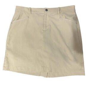 Polo Golf Ralph Lauren Beige Mini Skirt with Pockets Size 6